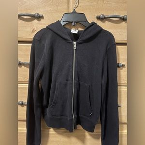 Aritzia TNA Waffle Zip Hoodie